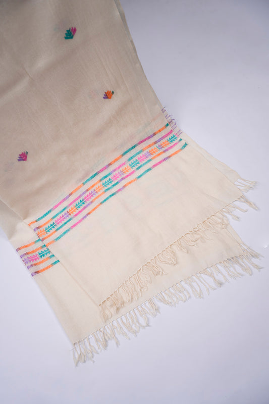 Cream Unisex Shawl